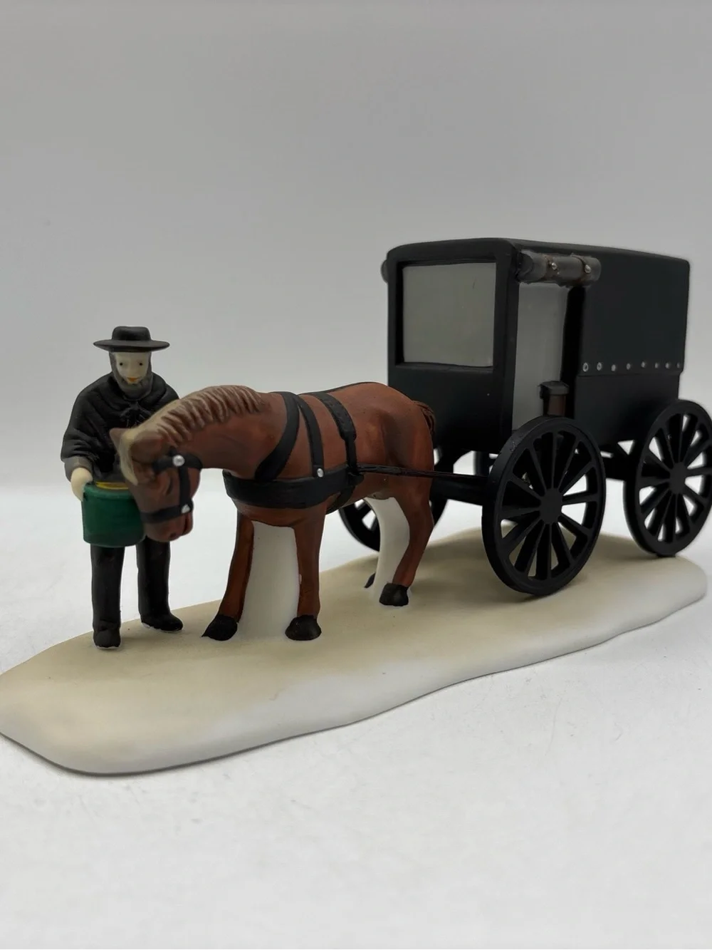 Department 56 1989 Vintage Heritage Village Collection Amish Buggy 59498 Retired